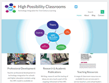 Tablet Screenshot of highpossibilityclassrooms.com
